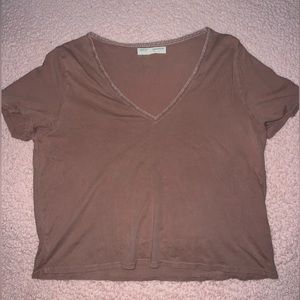 Urban Outfitters, Rust cropped tee, Size: L